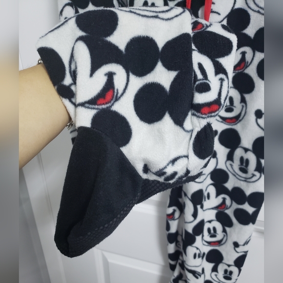 DISNEY Mickey Mouse Fleece Footed Pyjamas Set - Picture 12 of 13